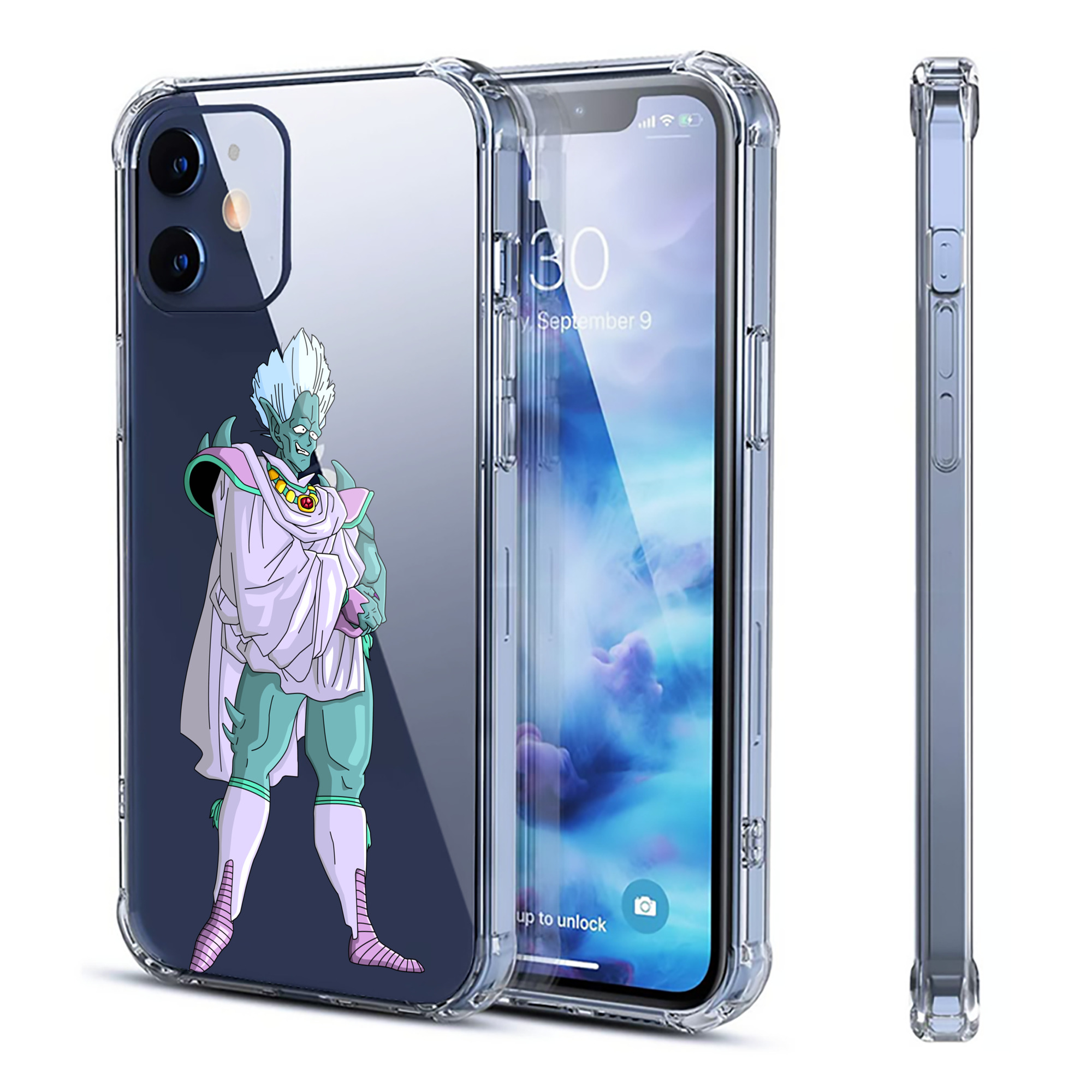 （画像用） ドラゴンボール DRAGON BALL 【iPhone 12シリーズ対応】透明スマホケース（クリアソフトケース）